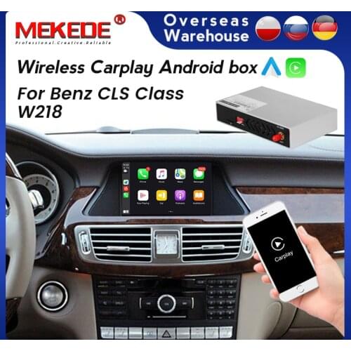 MEKEDE Wireless Apple CarPlay Android Auto Decoder Box for Benz CLS Class W218 CLS260 CLS320 CLS350 CLS400 CLS500 2011-2017