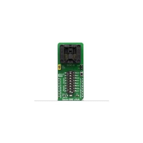 MIKROE-3788 Secure SOIC Click 8 Pin SOIC Packages Burn-in Socket