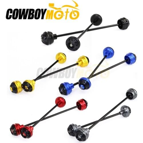 Motorcycle Front&Rear Axle Fork Sliders Crash Protector For BMW S1000XR S1000R 2014 2015 2016 2017 S1000RR S1000 RR 2010-2017