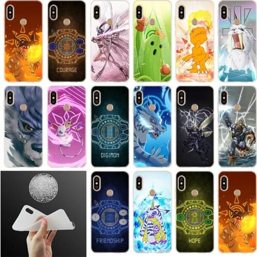 Anime Digimon Cases 7aSoft Case Cover For Xiaomi Redmi 9a 8a 7a 6pro 6a Note 9 8 7 6 5 Pro 9s 8T Bag