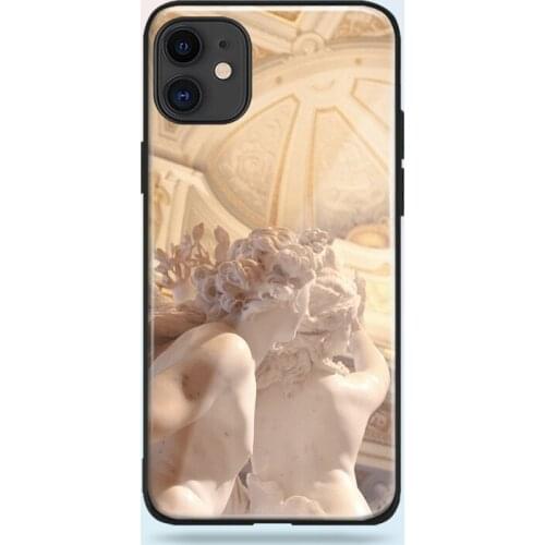 Renaissance sculpture aesthetic art soft silicone glass For iPhone SE 6 6s 7 8 Plus X XR XS 11 Pro Max phone case cover shell