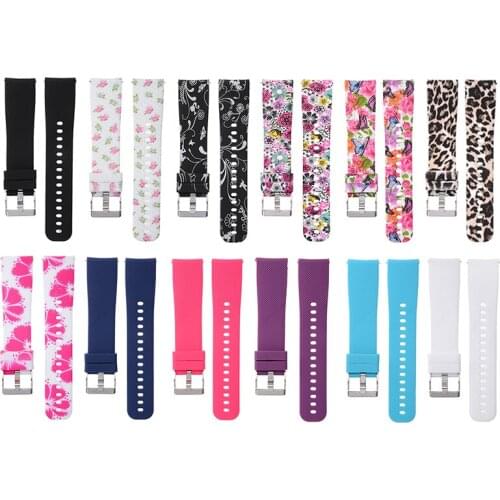 Outdoor Replacement Colorful Wrist Band Strap For Garmin Vivoactive 3 For Samsung Gear Sport S4 Wristband For Fitness Running