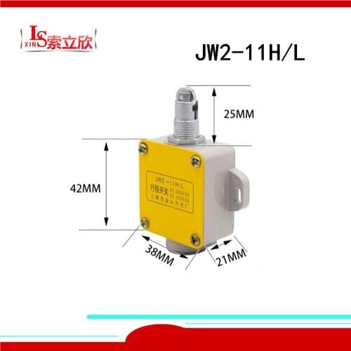 2PCS NEW Travel switch JW2-11H/L JW2-11H JW2 11H/L Self Reset Open Close Circular Roller Type Micro Limit Switch