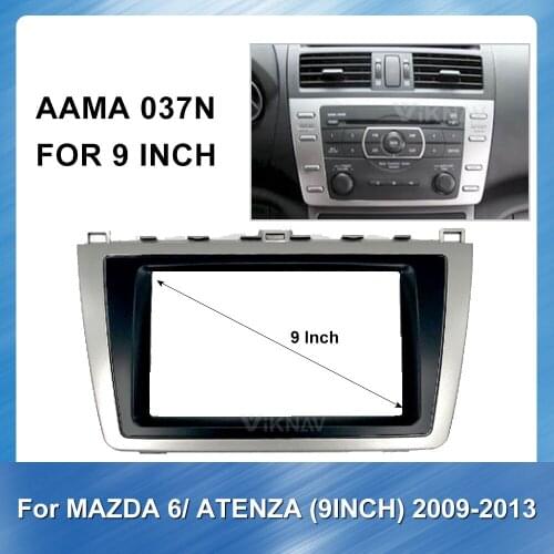 For MAZDA 6 Atenza 2009-2013 2 DIN Car Radio Stereo Fitting installation Adapter Frame Audio refitting DVD Receiver Speaker GPS