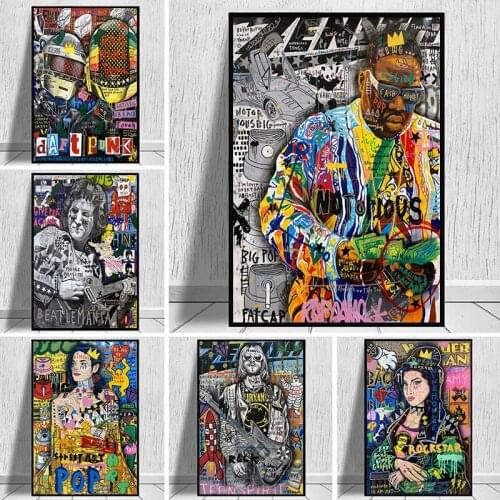 Disney Full Round Drill 5D Diamond Painting Pop Street Art Graffiti Artwork Diamond Embroidery Mosaic Home Decoration