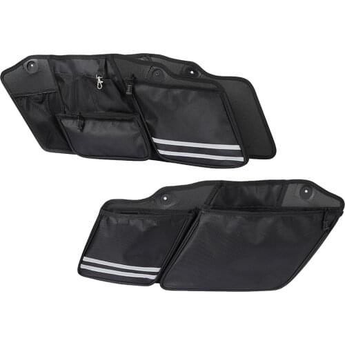 Saddlebag Side Organizers Storage Bag for 2014-2020 Touring Street Glide Road Glide Electra Glide, 2 pack
