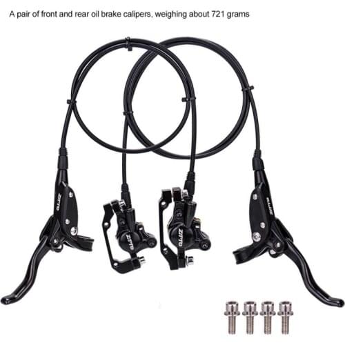 Cycling Parts MTB Road Bike Hydraulic Disc Brake Calipers Front Rear Mountain Bike Kit Bicycle Oil Pressure Disc Brake Set