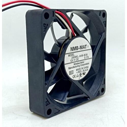 Projector fan For NMB 2806KL-04W-B39 C01 DC12V 0.17A 7015 7CM 70mm 70x70x15mm 3Pin Cooling Fan