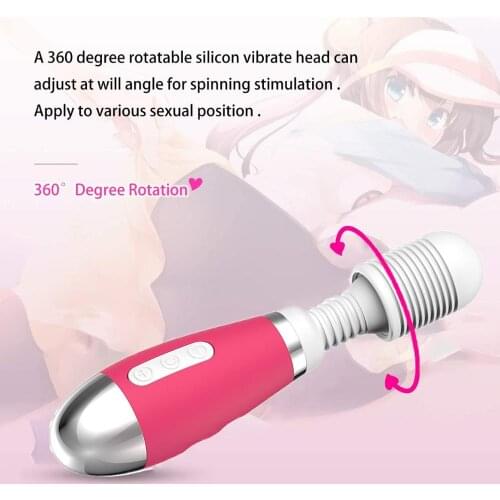 AV Vibrators Clitoral Stimulation Rabbit Realistic Rechargeable Multivelobilities Best Gifts Adult Sex Toys For Erotic Woman