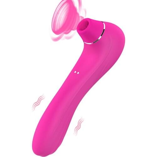 Female Vibrator 10 Frequency Magnetic Rechargeable Silicone Vibration Suction Female Masturbation Massage Stick Sex Toys