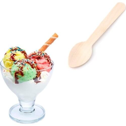 SUEF 1 package 3 styles 16cm Wedding Party Disposable Wooden Spoon Wooden Soup Spoon Wood knife fork wood knife cutlery @5