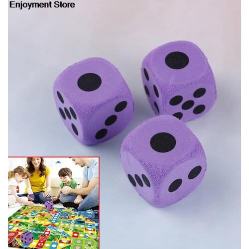1pc New EVA Foam Playing Dice Block Party Toy Game Prize for Children