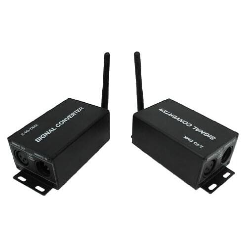 2.4g wireless dmx relay controller transmit dmx 512 signal to drive led lamps dc 12-24v support 512 channel max distance 200m