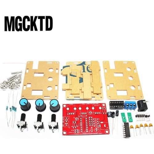 5sets Function Signal Generator DIY Kit Sine/Triangle/Square Output 1Hz-1MHz Adjustable Frequency Amplitude XR2206