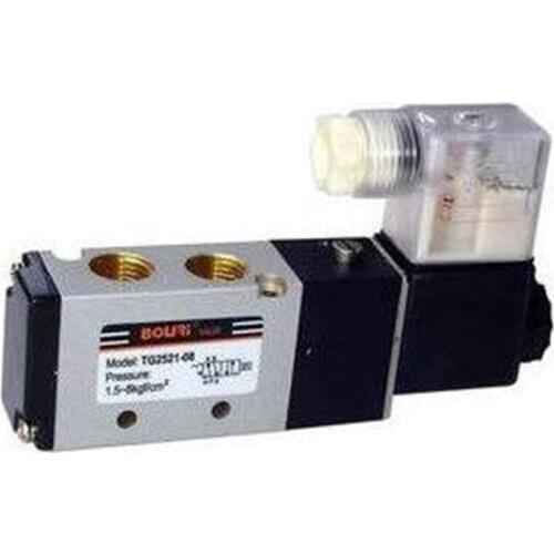 AC220V Pneumatic Solenoid Valve TG2511-06 Solenoid Valve 5 Way 2 Position G1/8"