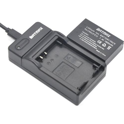 2Pcs 1800mAh LP-E12 LP E12 LPE12 Camera Battery&LED Charger for Canon EOS M M2 100D Kiss X7 Rebel SL1 EOSM EOSM2 EOS100D