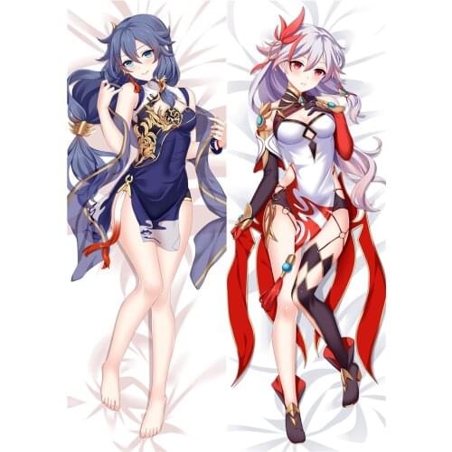 Anime Cartoon MmiHoYo Sexy Body Hugging Pillows Cases Cover Pillowcase Poszewki Dakimakura Cosplay Pillow 93045