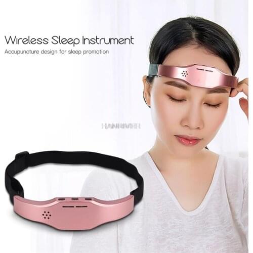 Wireless smart head massager decompression head physiotherapy stimulation wave massage relieve stress sleep relaxation