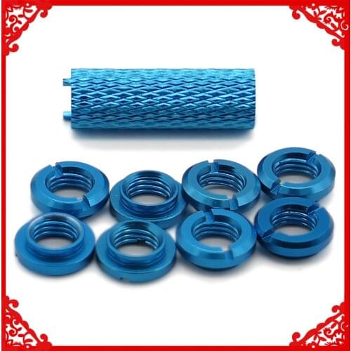 Spektrum Radio Orange Switch Nuts (8) & Wrench for Radio Control Spektrum Remote Controller Switch Nut Spektrum RC Transmitter