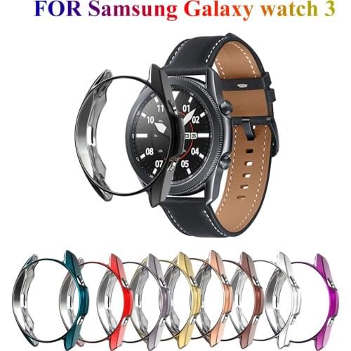 Watch Case For Samsung Galaxy Watch 3 41mm 45mm Smart Watches Cover TPU Frame Shell Protector Case Smart Accessories Cover