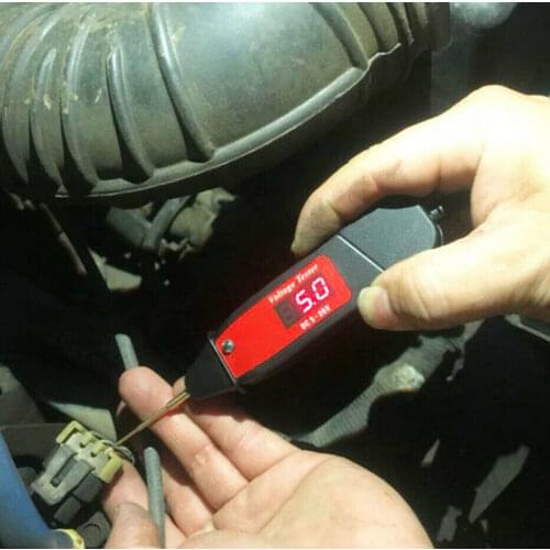 Voltage Meter Pen Car Circuit Universal 5-36V LCD Digital Circuit Tester Scanner Power Probe Automotive Diagnostic Tool