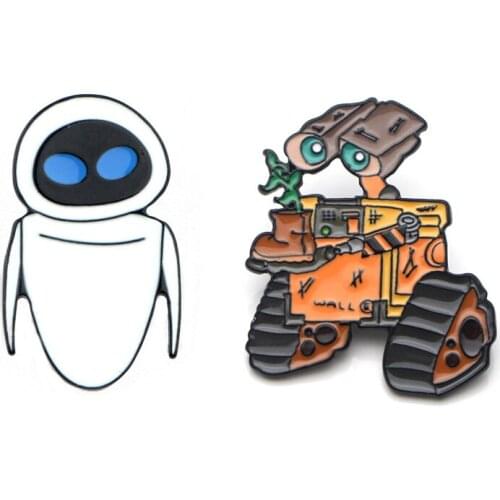 LB1610 Anime icons Alien Robot Enamel Pins Badge for bags backpacks Collar Lapel Pin Hat Jewelry Birthday Gifts for Friends
