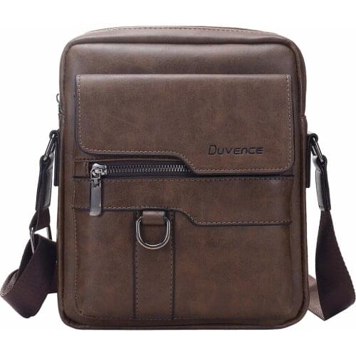 Fashion Men Shoulder Bag for 10.5" ipad Men PU Leather Flaps Mens Crossbody Bags Business Flap Male Solid Messenger Bag