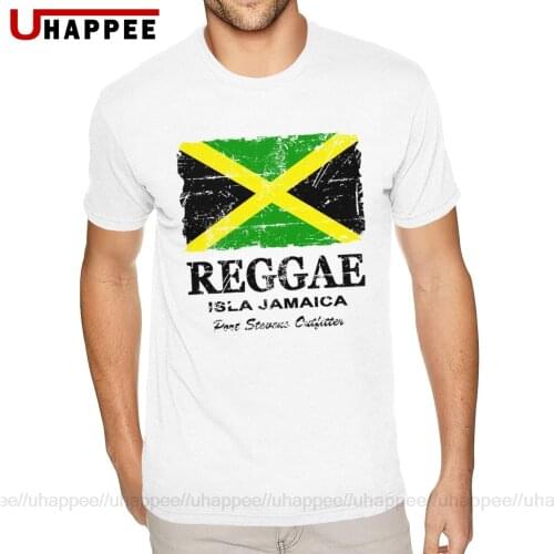 Purple Reggae Jamaica Flag T Shirts Mens Design Your Own Short Sleeved Cotton O Neck T Shirts