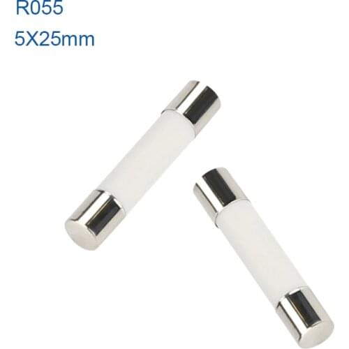 5x25mm 100pcs Quick Blow Glass Tube Fuse Assorted Kits Fast-blow Glass Fuses 0.5A 1A 2A 3A 4A 5A 6A 8A 10A R055