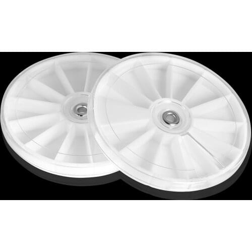 8*1cm 12 Grids Rotatable Plastic Round Beads Storage Boxs Case Display Beads Earring Organizer Container for DIY Jewelry Making