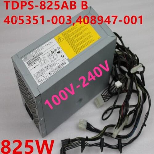 New PSU For HP XW8400 XW9400 825W Power Supply TDPS-825AB B 405351-003 408947-001