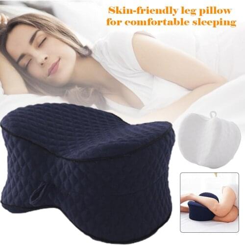 Memory Foam Knee Leg Cushion Slow Rebound Memory Cotton Pillow Body Pain Relief Sleeping Pillow For Side Sleepers Women
