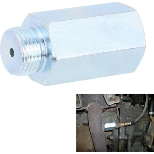 KKMOON Stainless Steel Oxygen SensorExtender Spacer for Decat & Hydrogen M18