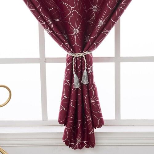 Luxury Fashion Style Curtains Kitchen Curtains Window Living Room Living Room Curtain Panel Jacquard Fabrics Door