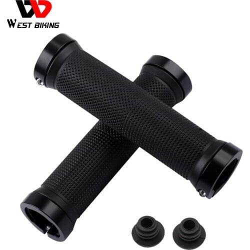 WEST BIKING Bicycle Handlebar Grips Cycling Bicycle Accessories Non-slip Bicycle Handlebar Grips MTB BMX Bike Handle bar Grips