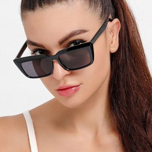 Black Square Sunglasses Men Women New Fashion Brand Small Brand Designer Sun Glasses Female Vintage Glasses Oculos UV400