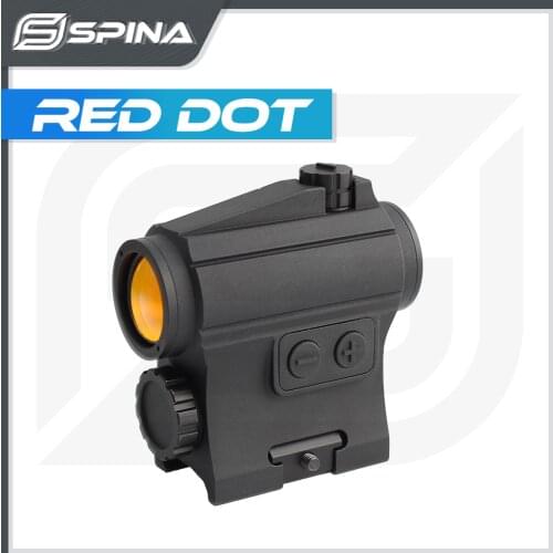 Spina Optics HD Red Dot Sight Tactical 2 MOA 10 Levels Red Light Waterproof shockproof Optical Dot Sight for Hunting shooting