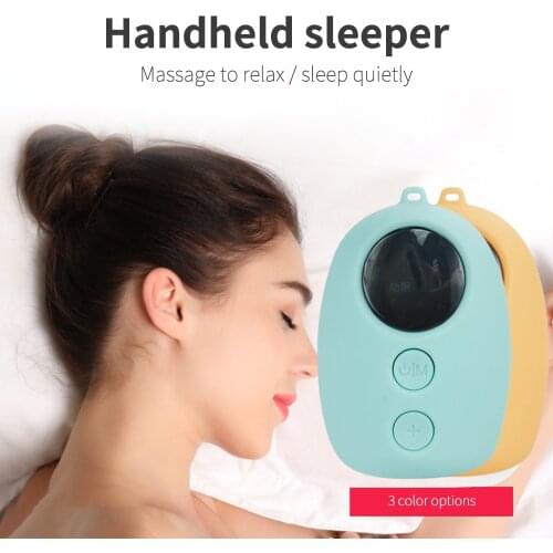 Smart Microcurrent Sleep Holding Anxiety Head Massager Handheld Vibration Sleep Aid Instrument Relaxion USB Charging