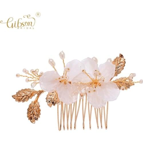2021 Fairy Bridal Hair Comb And Earring Wedding Hair Jewelry Accessory Freshwater Pearl Women Headwear