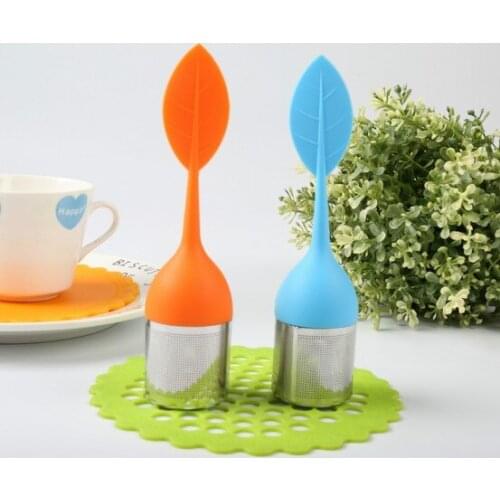1PC Hot Sale Fashion Tea Strainer Filter Teabags for Coffee Tea Leaves Silicone Drinkware Tea Infuser Tools LB 333