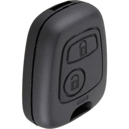 2 Buttons Entry Replacement Car Key Remote Fob Shell Case Suitable for PEUGEOT 106 107 206 207 307 406 407