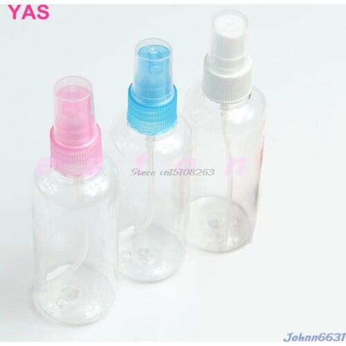 2Pcs 50ML Empty Spray Bottle Travel Plastic Perfume Atomizer #Y207E# Hot Sale