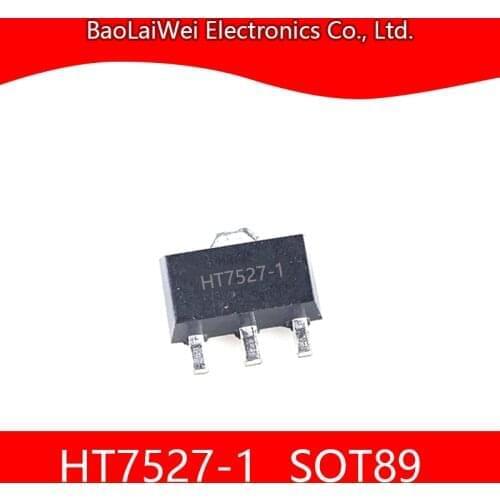 5pcs HT7527-1 3SOT89 ic chip Electronic Components Integrated Circuits 2.7V 100mA Low Power LDO voltage regulator