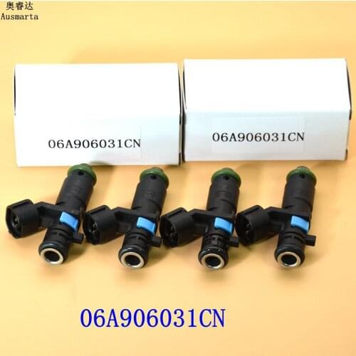 4 Pcs original quality For jetta 10 - 12 sagitar 1.6 pentium b50 models is Gasoline engine nozzle 06A906031CN 06A 906 031 CN