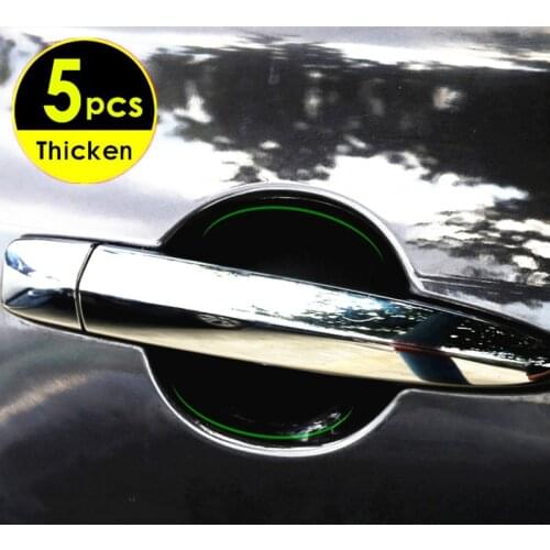 5pcs Invisible Handle Scratches Automobile Shakes Protective Protector Films for Renault opel lada toyota honda car styling