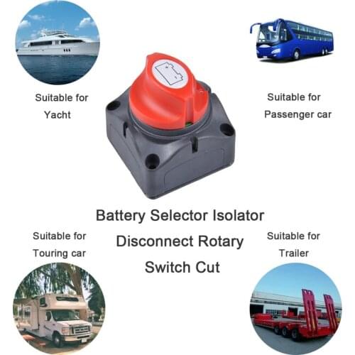 Car Boat Master Battery Disconnect Isolator Shut Off Switch On/Off 200A