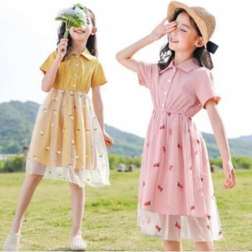 Childrens Clothing Summer New Baby Girls Princess Dresses Kids Fashion Costume