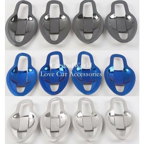 For 2016 2017 2018 Nissan Qashqai J11 Door Handle bowl Cover Trim Decoration 3 Color Stainless Steel Stickers Car Accessories