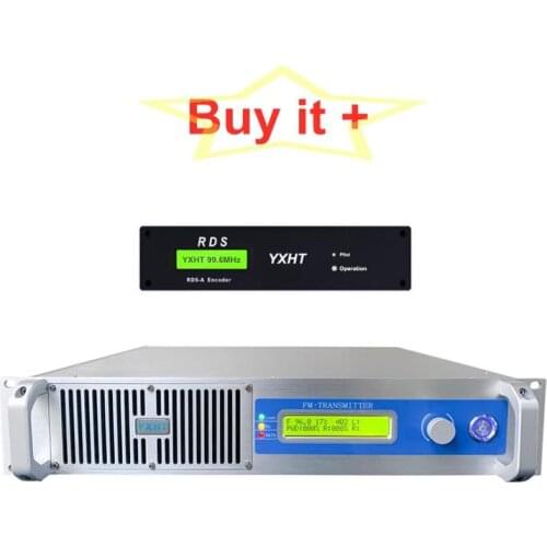 Warranty 6 years-YXHT 650w Fm Broadcast Transmitter With Digital Rds Encoder Radio Data System Encoder For Fm Radio Station