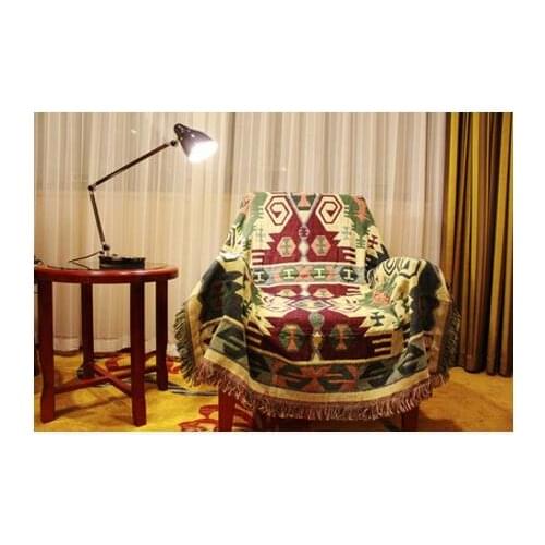 Nordic style geometric pattern cotton blanket durable sofa cover thicken blanket throw towel blanket bedspread